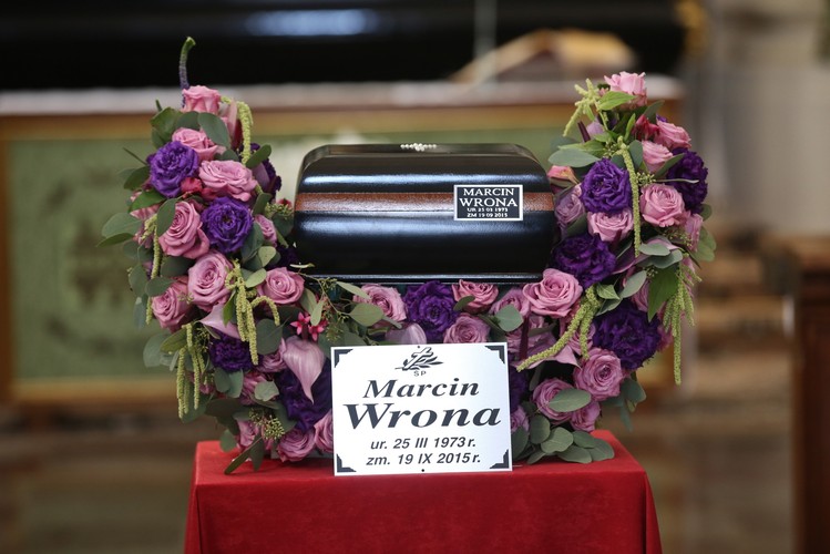 Ostatnie pożegnanie Marcina Wrony