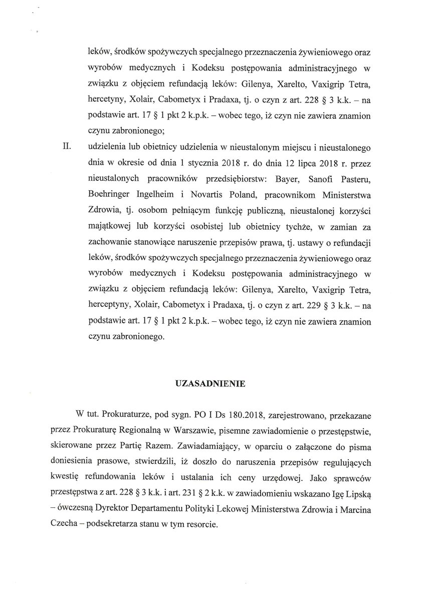 Media grzmią o nieprawidłowościach w resorcie zdrowia. Służby i prokuratura mają ważniejsze sprawy