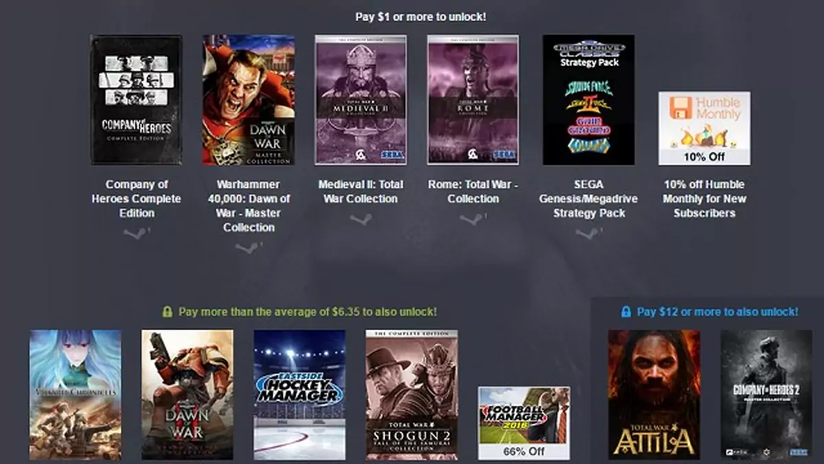 Gry z serii Total War czy Company of Heroes do zgarnięcia w nowym Humble Bundle