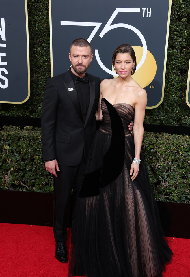 Złote Globy 2018: Justin Timberlake i Jessica Biel najpiękniejszą parą wieczoru?