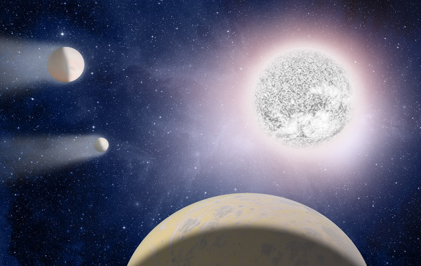 Teleskop Jamesa Webba odkrył egzoplanety, które krążą wokół białego karła