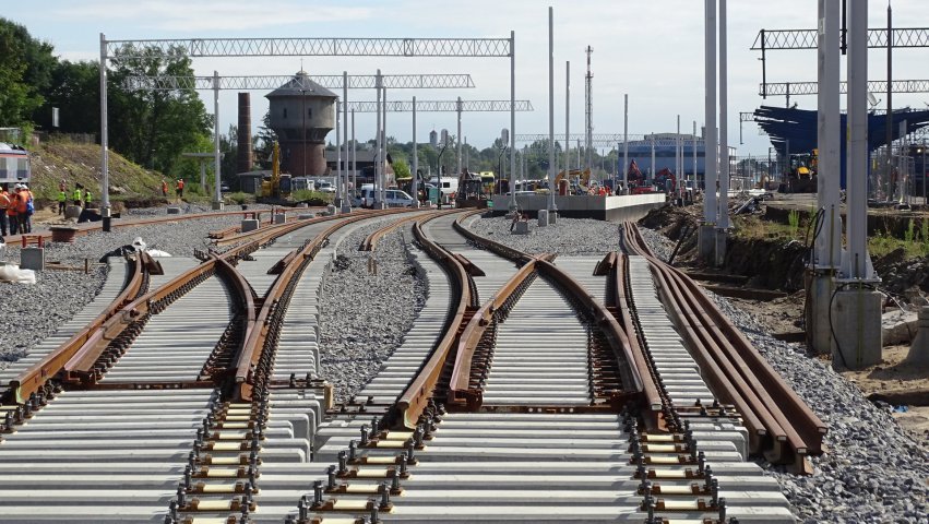 Olsztyn Główny. Przybywa nowych torów i rozjazdów [ZDJĘCIA]