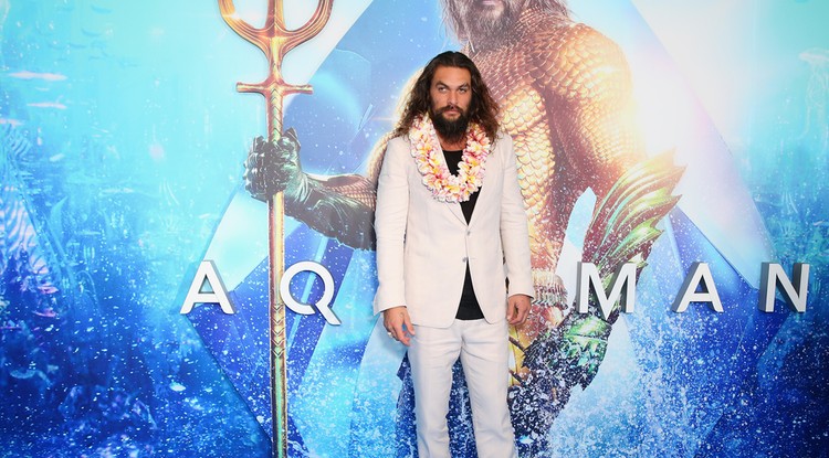 Jason Momoa, aki Aquaman karakterét játszotta