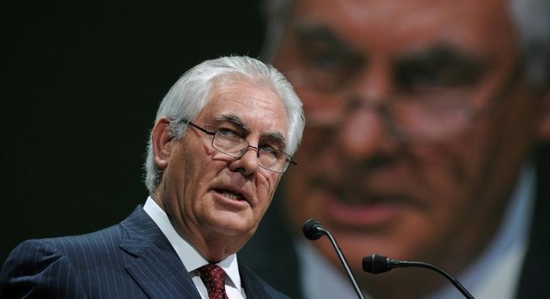 Rex Tillerson currently oversees ExxonMobil's business activities in more than 50 countries