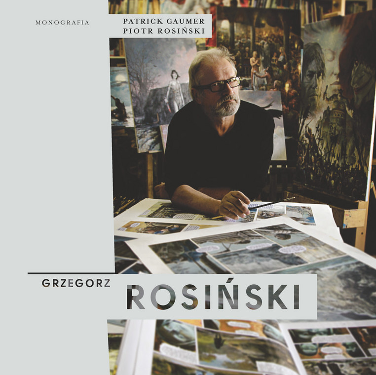 "Grzegorz Rosiński. Monografia" (okładka)