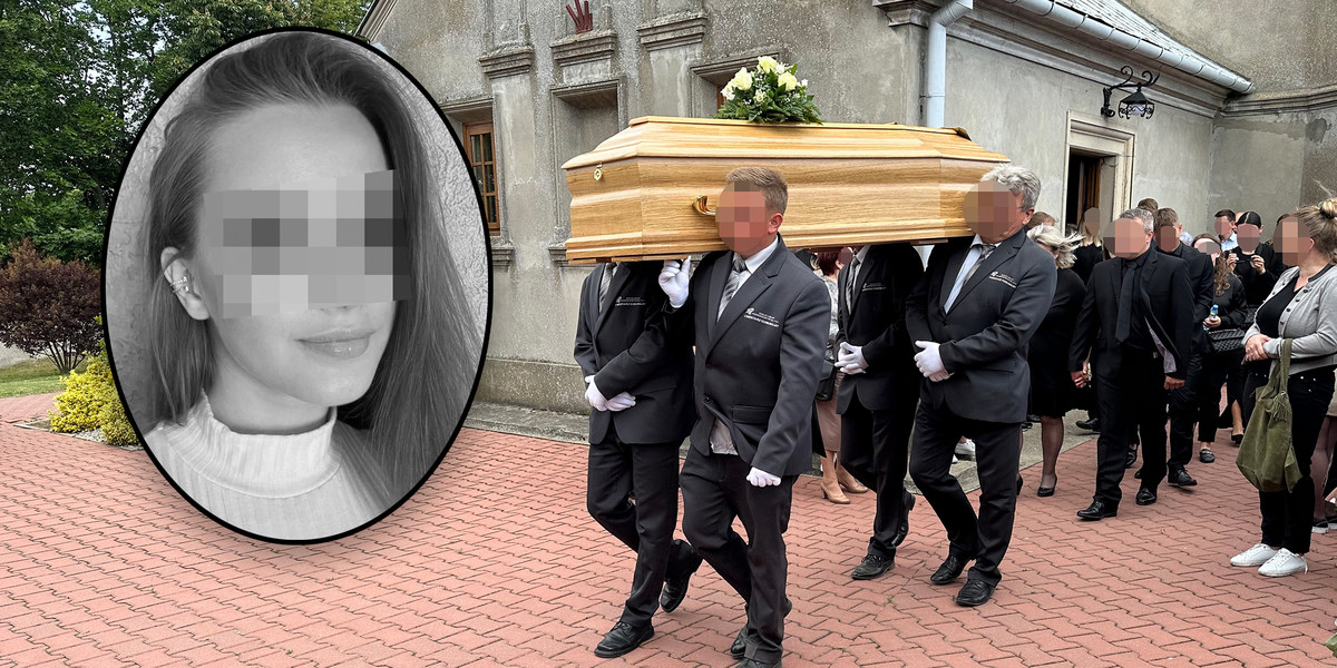 Pogrzeb 18-letniej Katarzyny W. Była najmłodszą ofiarą wypadku we wsi Boksycka.