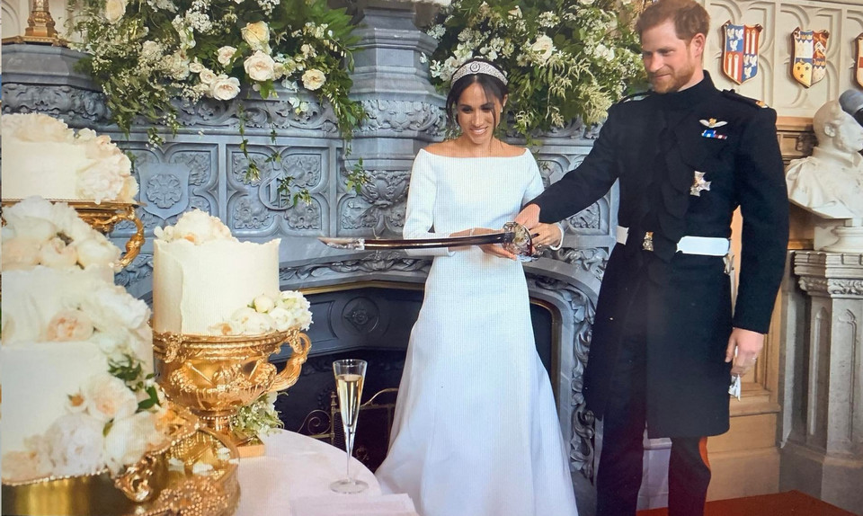 Książę Harry i księżna Meghan na weselu