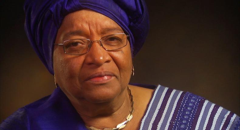 Liberian President, Ellen Johnson Sirleaf.
