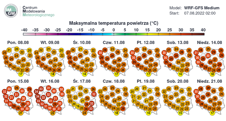 Pogoda na najbliższe dni