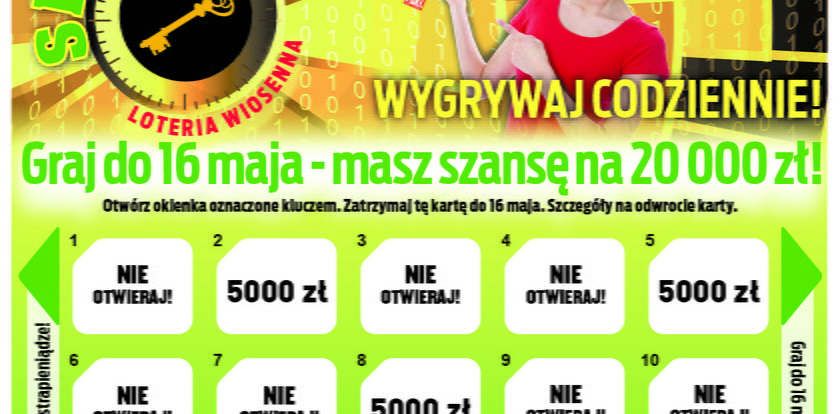 Rusza loteria Skarbiec. Wygraj nawet 20 tysięcy złotych!
