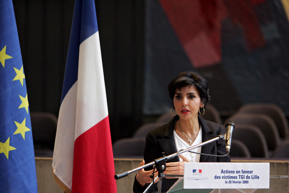 FRANCE JUSTICE RACHIDA DATI VISITS COUNTRY COURT OF LILLE