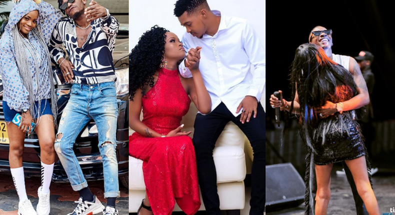 Diamond with Ruby. Ruby with Kusah and Jux with Ruby. Singer Ruby Dumps baby daddy after accusations of cheating on him with Diamond and Juma Jux