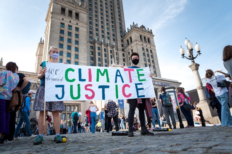 Młodzieżowy Strajk Klimatyczny w Warszawie