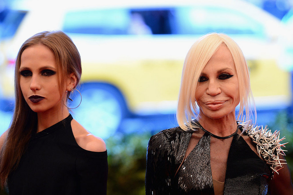 Donatella Versace i jej córka Allegra