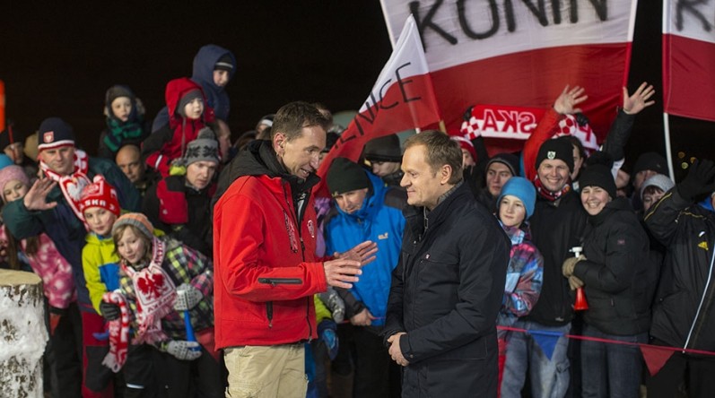 Donald Tusk kibicuje Polakowi
