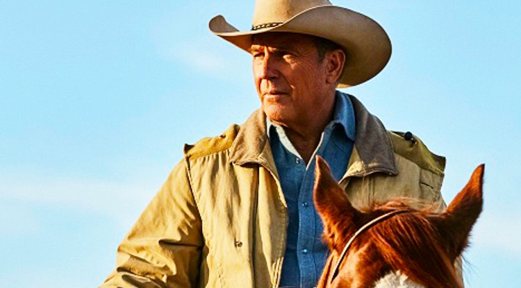 Kevin Costner a Yellowstone c. sorozatban.