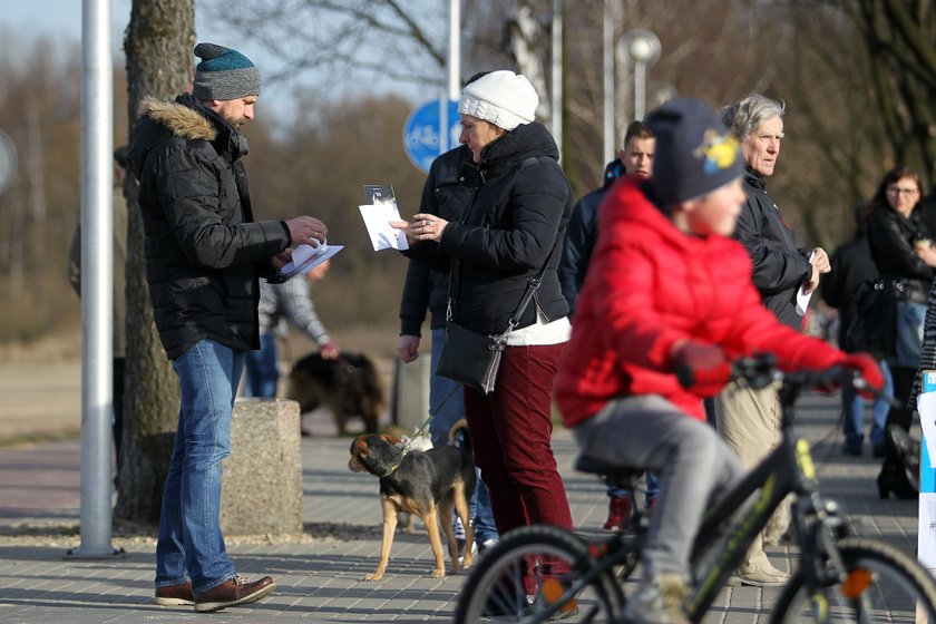 Happening Zagłębiowskiego Alarmu Smogowego