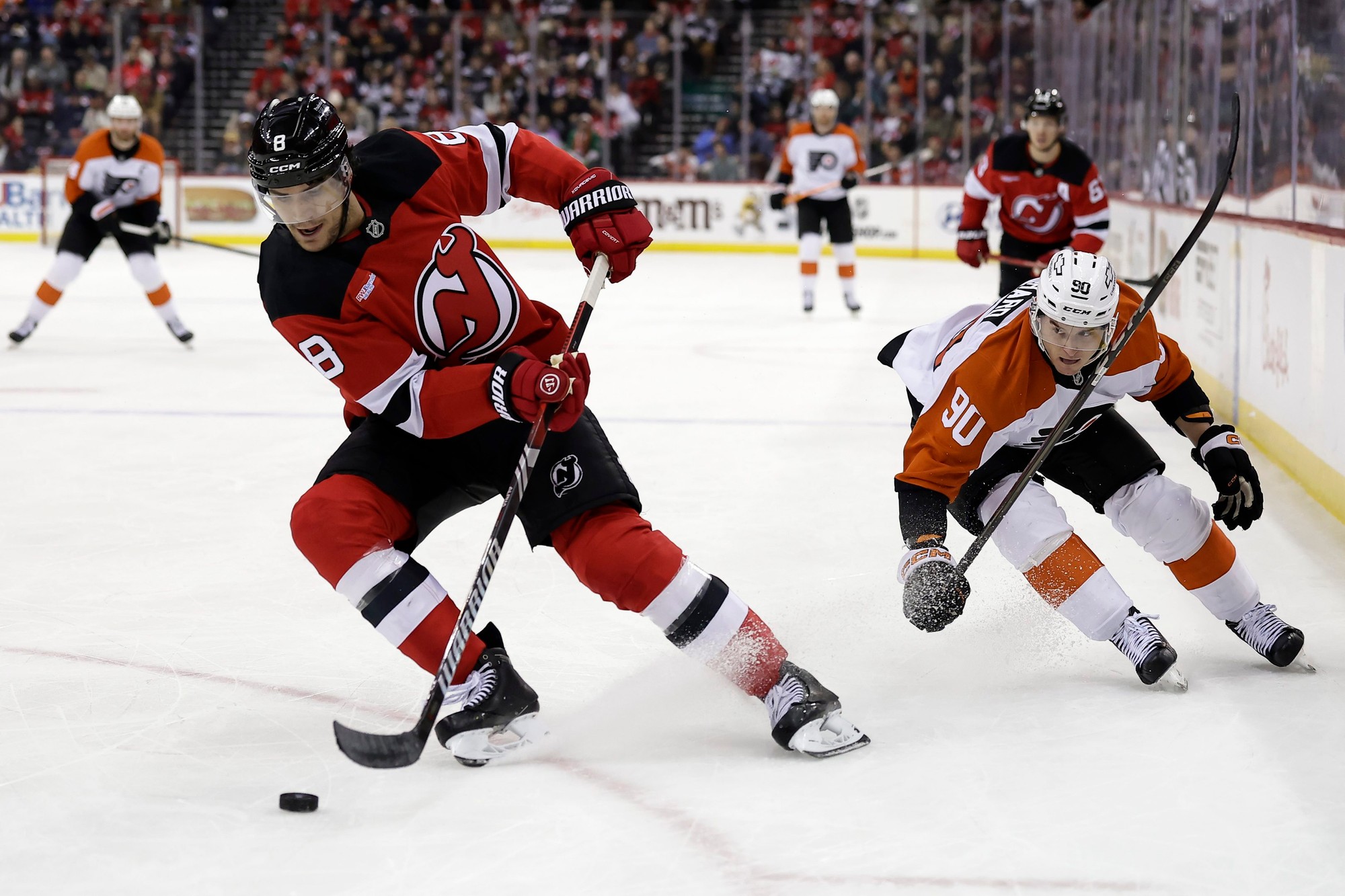 Zápas NHL: New Jersey Devils - Philadelphia Flyers.