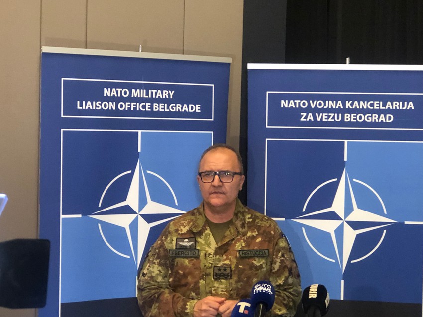 Mikele Anđelo Ristuća odlazi sa mesta komandanta KFOR-a pošto mu u oktobru ističe mandat