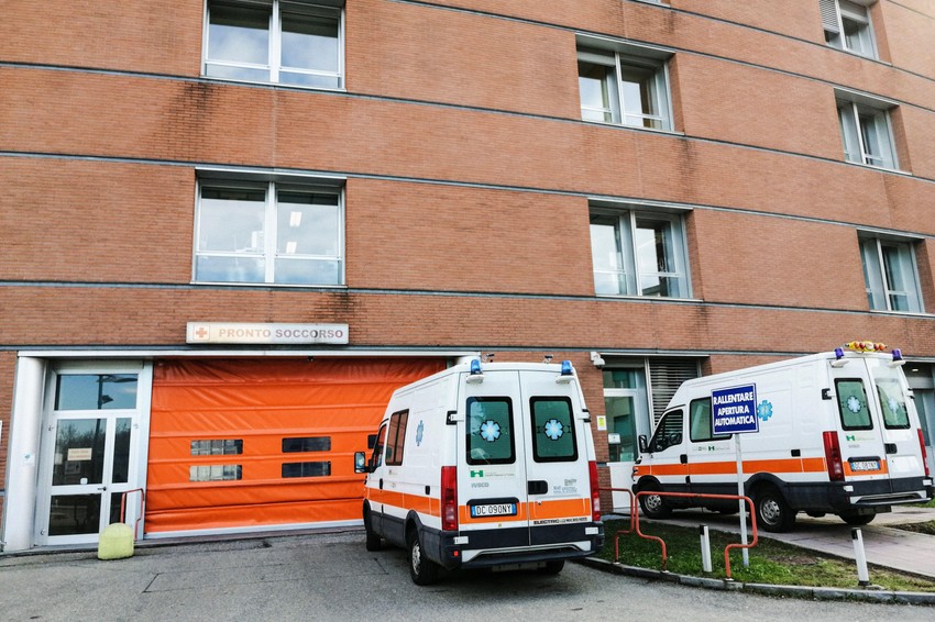 Bolnica u Italiji - ilustracija