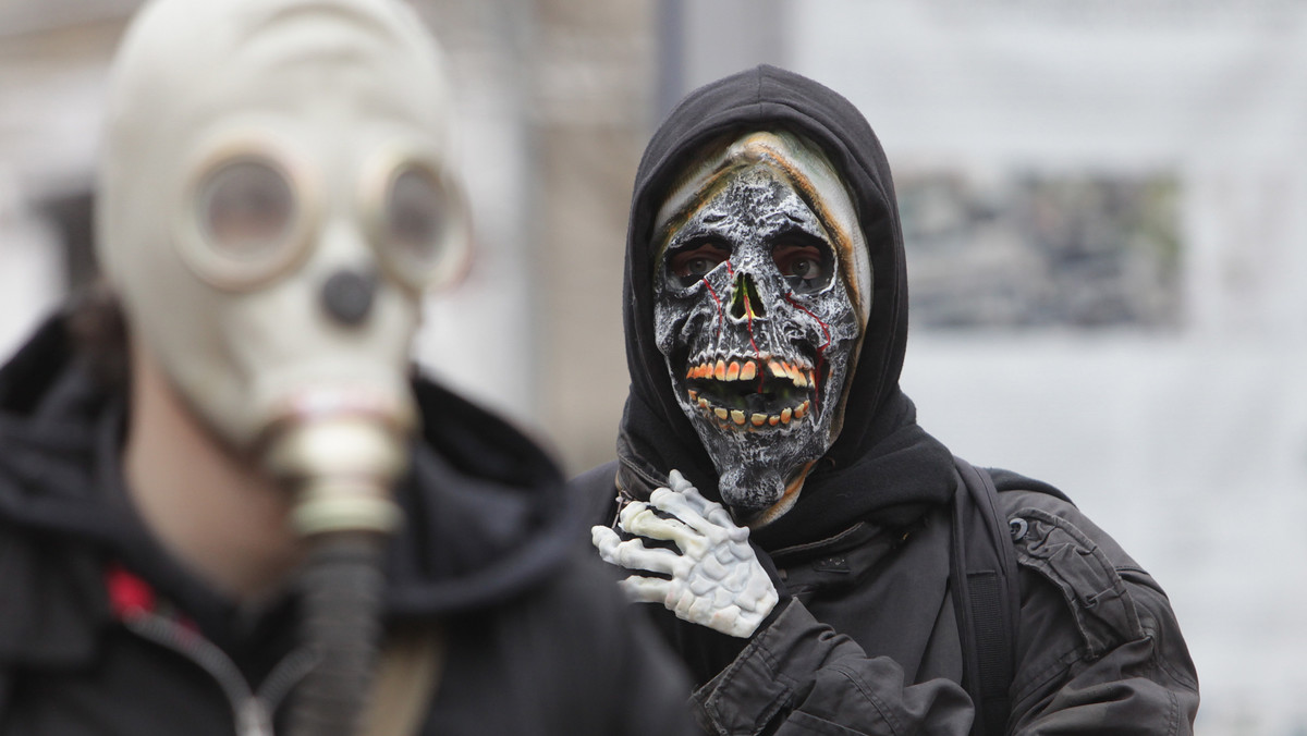 ŁÓDŹ ELEKTROWNIE ATOMOWE ANARCHIŚCI PROTEST