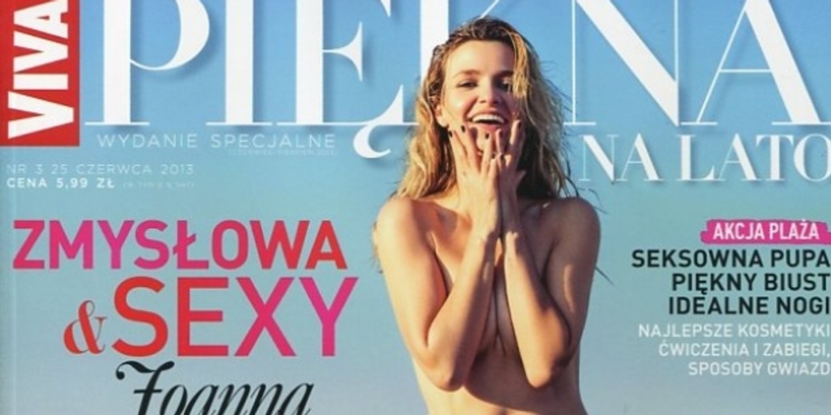 Joanna Koroniewska topless na okładce