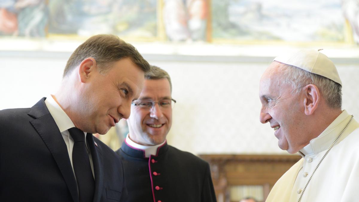 Andrzej Duda, papież Franciszek, Mirosław Wachowski