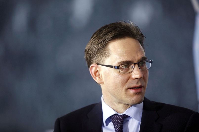 Premier Finlnadii Jyrki Katainen, kandydat na szefa eurogrupy.