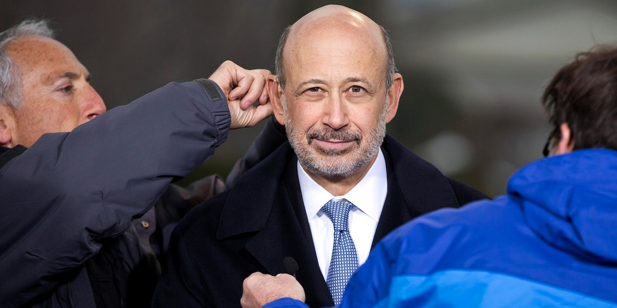 Lloyd Blankfein, CEO of Goldman Sachs