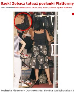 Zobacz seksowny tatuaż posłanki PO