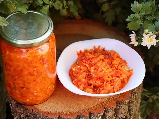Zimska ljuta salata od šargarepe
