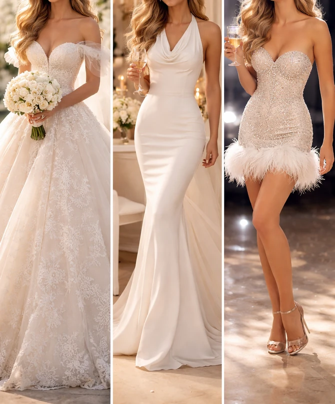 Ideja tri venčanice za jedno venčanje