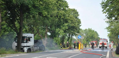 Wypadek cysterny. Jeszcze kilkanaście godzin korków