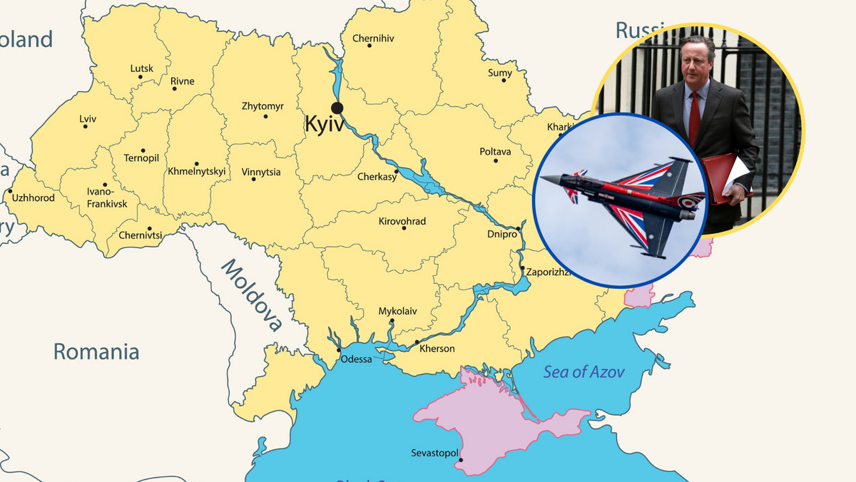 RAF nie zestrzeli rosyjskich dronów nad Ukrainą po obronie Izraela? Londyn komentuje