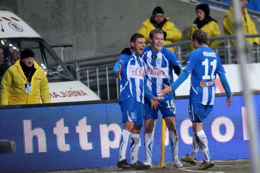 Lech Poznań - Widzew Łódź 1:0 w meczu 16. kolejki ekstraklasy