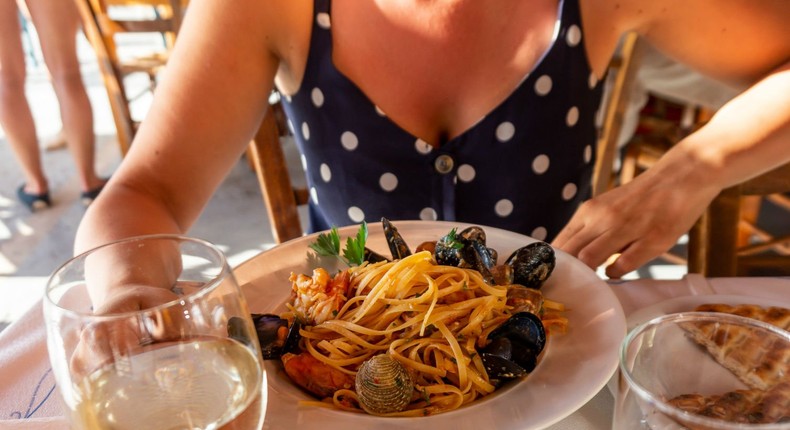 seafood spaghetti