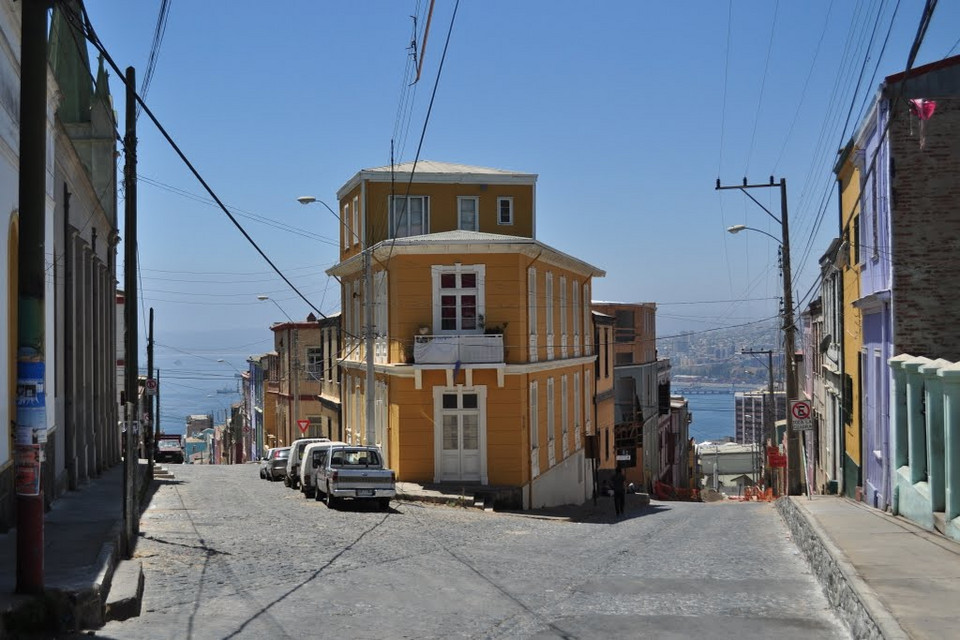 Chile, Valparaiso, murale