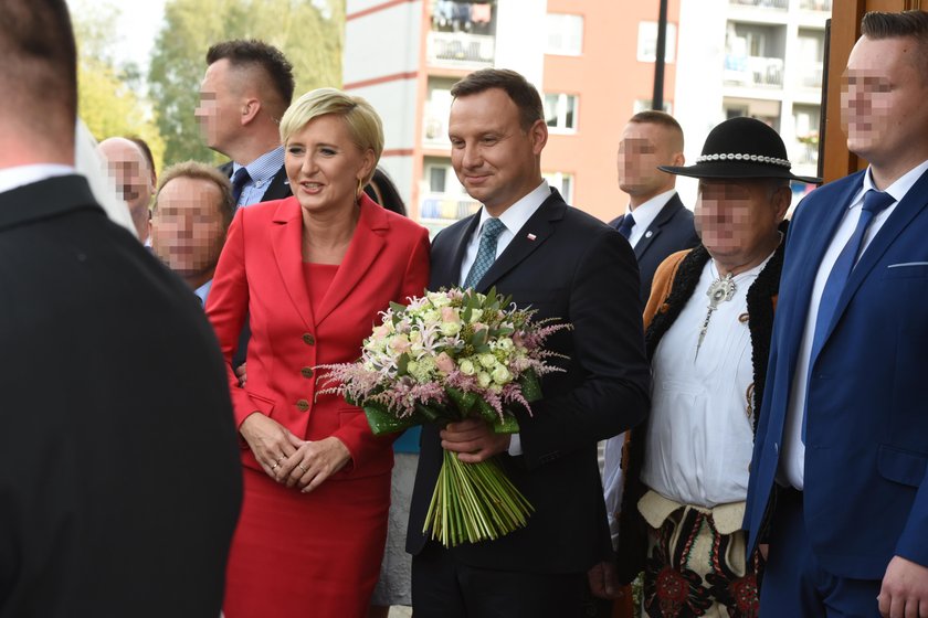 Prezydent Andrzej Duda z żoną