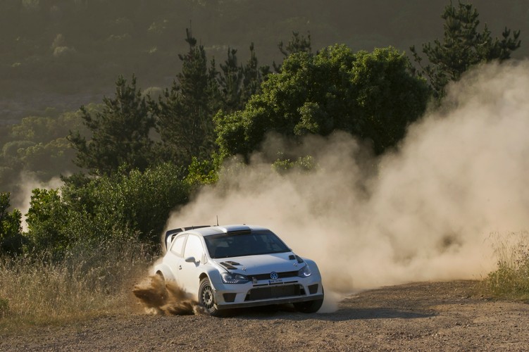 Lukas Podolski w polo R WRC