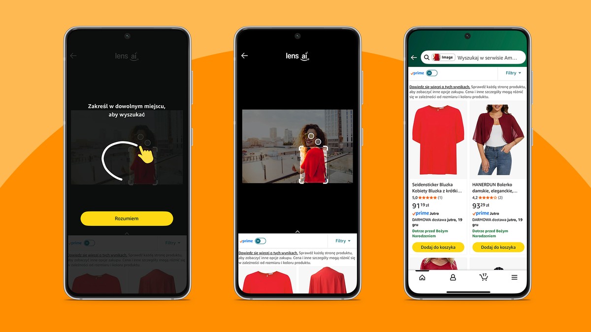 Amazon wprowadza w Polsce "zakupy dzięki obrazków"