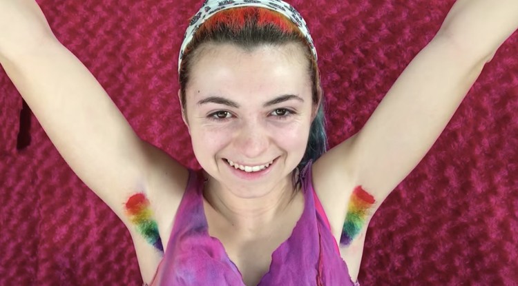 Rainbow armpit