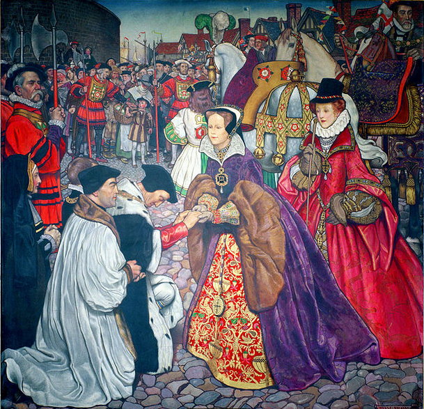 Wjazd Marii do Londynu 3 sierpnia 1553
