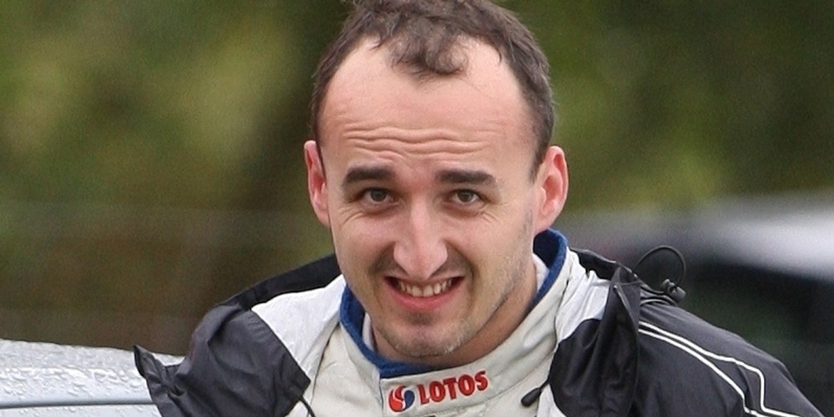 Robert Kubica na rajdzie Polski