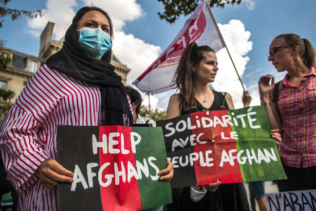 Paryż: Protest w obronie praw Afganek