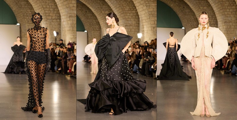 Juana Martín na parížskom týždni módy.