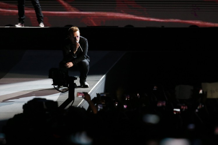 U2 podczas trasy 'The Joshua Tree 2017' - koncert w Santiago de Chile 14.10.2017