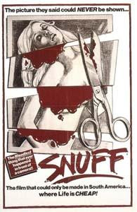 Plakat filmu &quot;Snuff&quot;