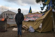 Euromajdan Czernichów Ukraina protesty