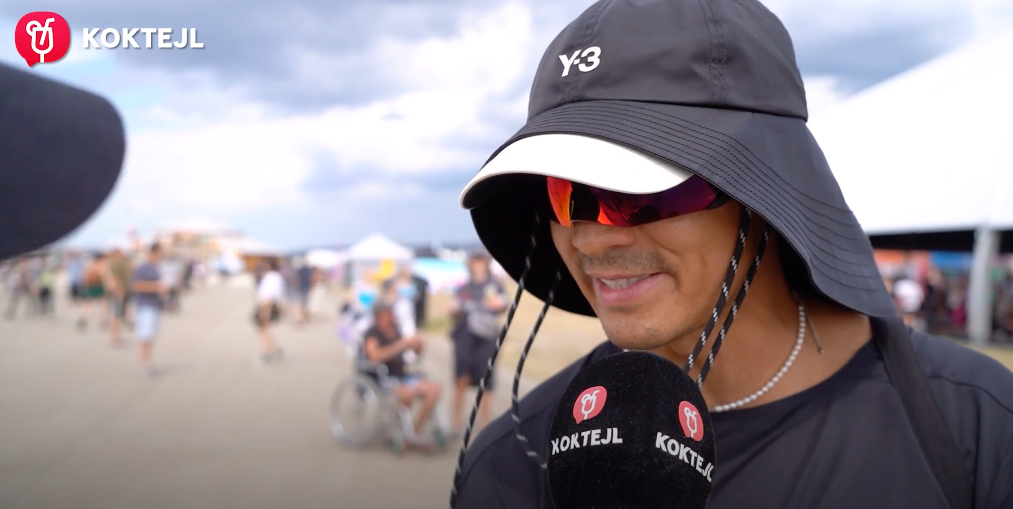 Michal Yaksha Novotný na festivale Pohoda.