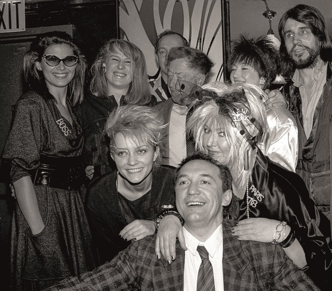 Studio 54, 1986 r. Na górze po lewej Liliana Komorowska, po prawej Czesław Niemen. Obok Michała Urbaniaka Małgorzata Ostrowska i Maryla Rodowicz
